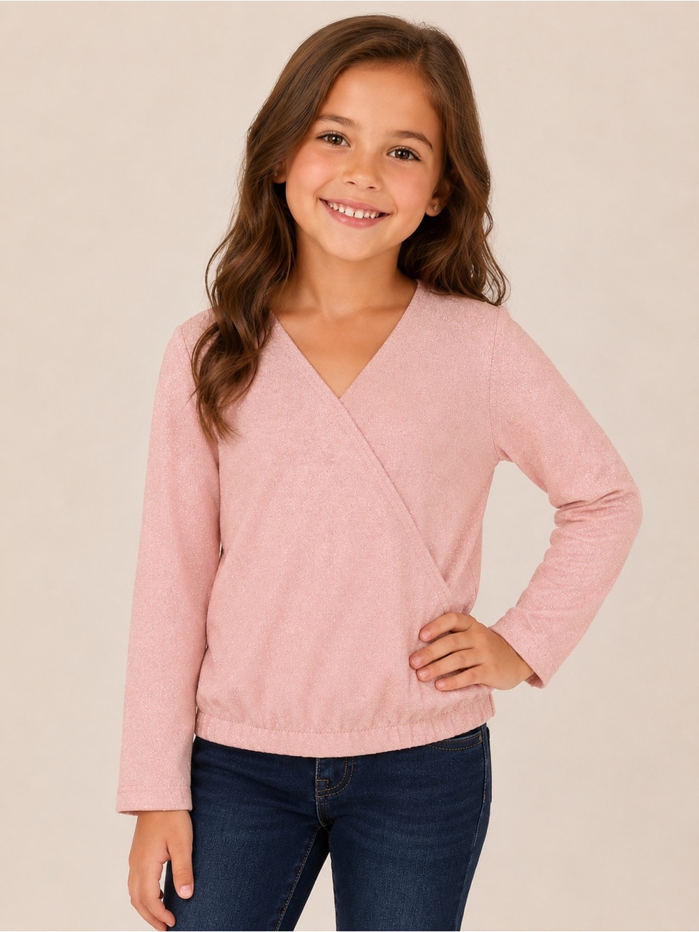 Carter’s Pink Shimmer Long Sleeve Top 6/6X